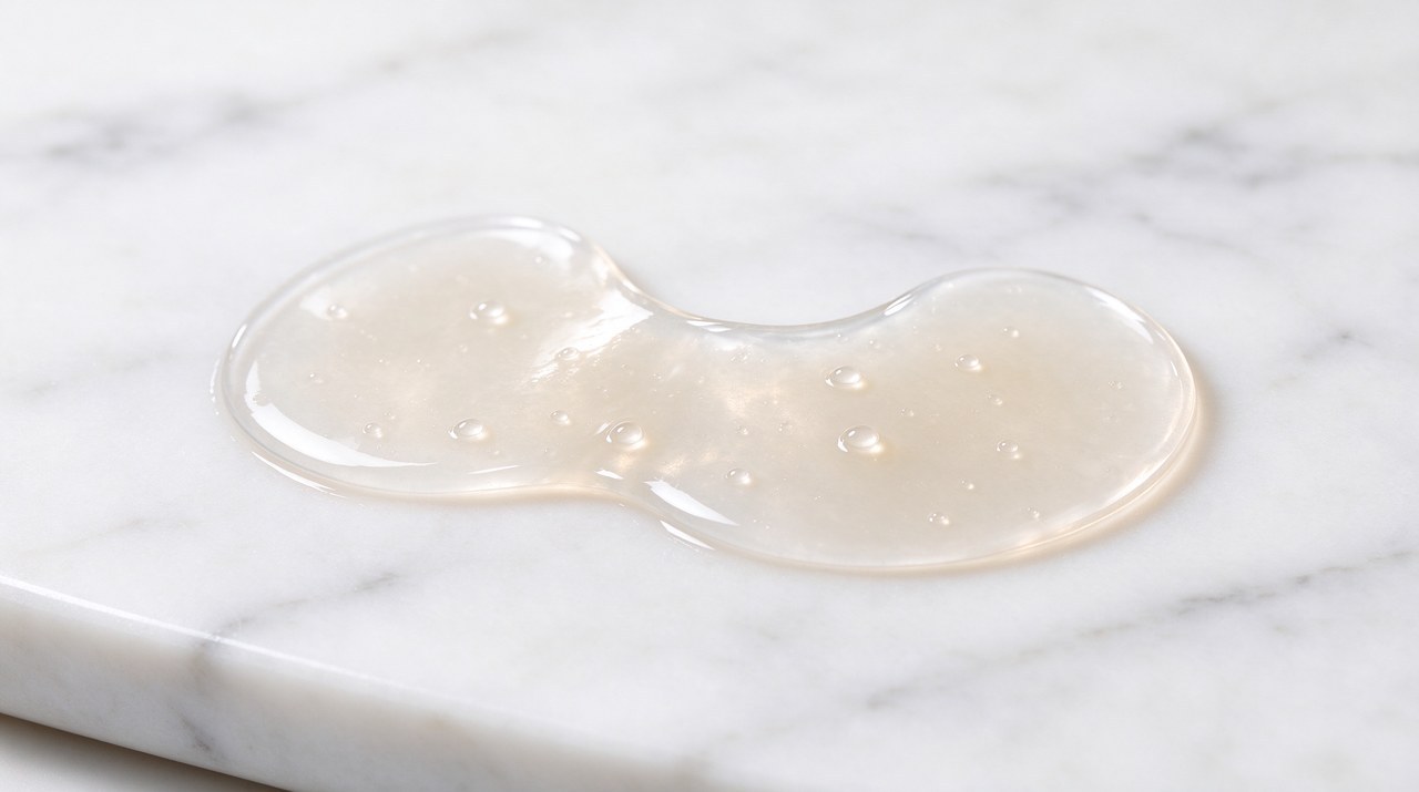 Hydrogel eye patch applied under the eye