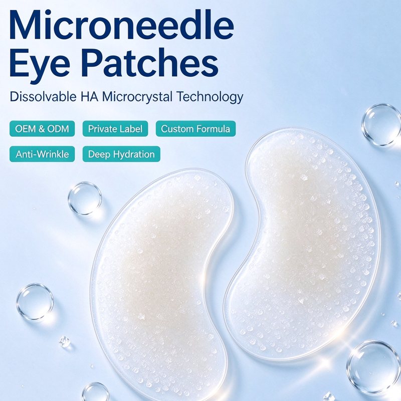 Dissolvable Hyaluronic Acid Microneedle Eye Patches OEM & ODM Private Label