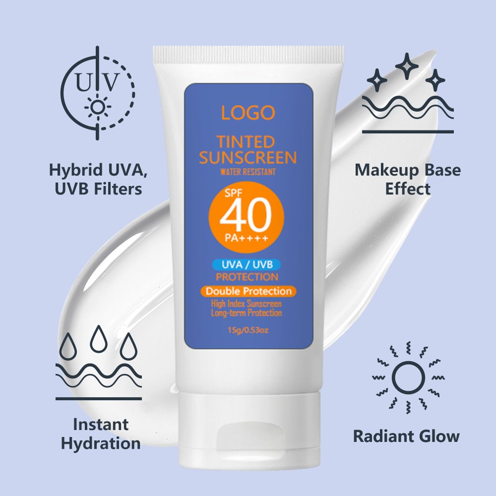 Colored SPF 40 PA++++ Water-resistant Sunscreen