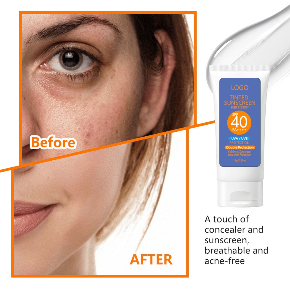 Colored SPF 40 PA++++ Water-resistant Sunscreen