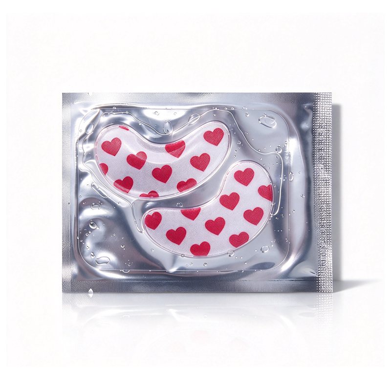 Heart Print Hydrogel Under Eye Patches - Private Label