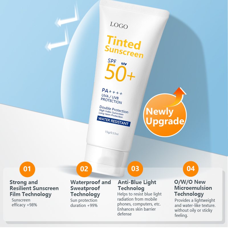 Tinted SPF50+ Water Resistant Sunscreen