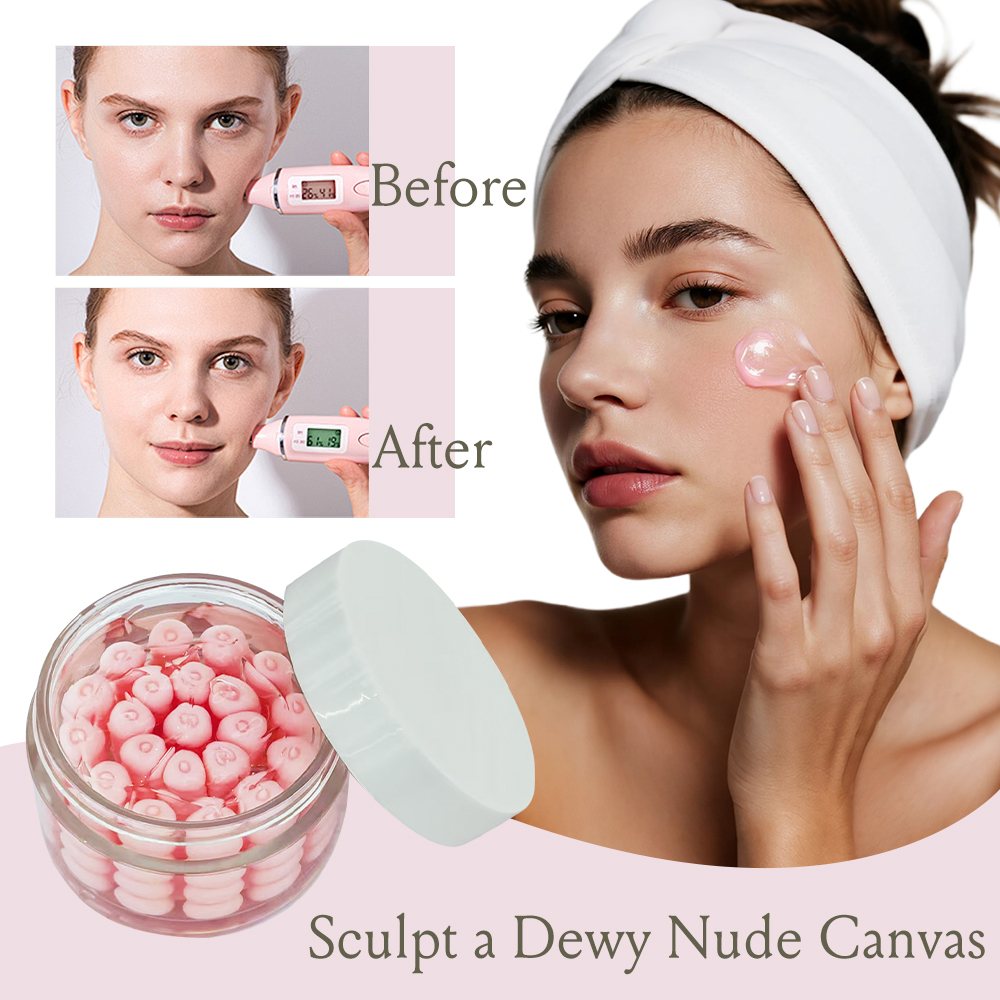 Pearl Capsule Face Cream Anti-Aging Moisturizing Brightening Pearl Ball Cream Private Label OEM ODM