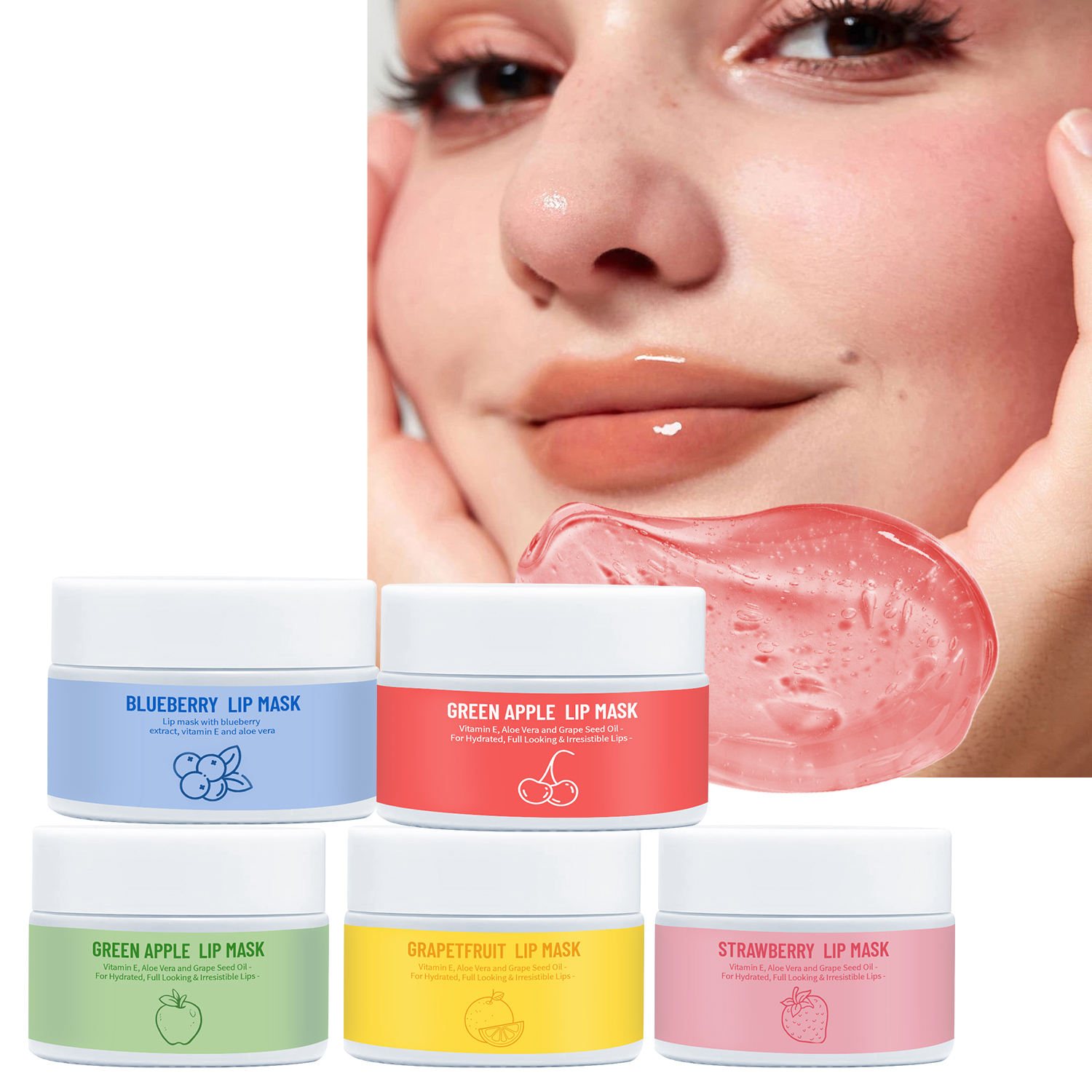 Hydrogel Hydrating Lip Mask Patch