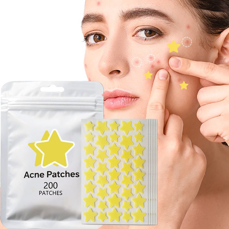 Yellow Star Shaped Hydrocolloid Acne Pimple Patch