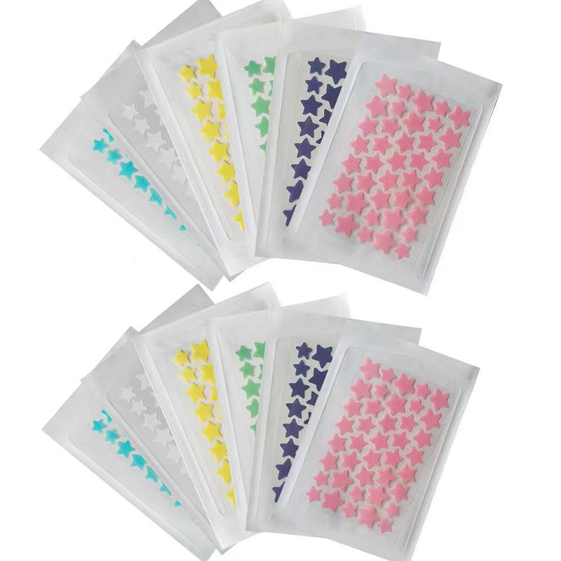 Colorful Star Hydrocolloid Acne Patches