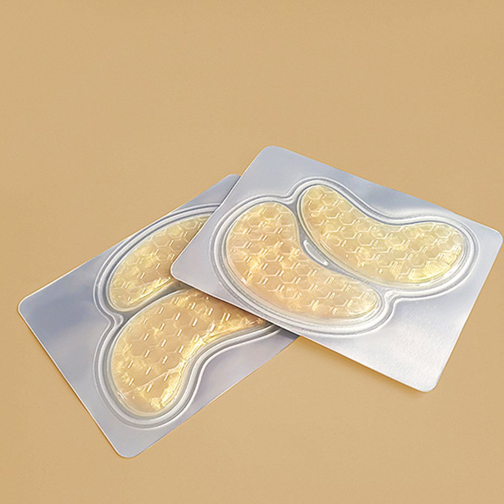 Gold honeycomb water gel collagen eye mask patch