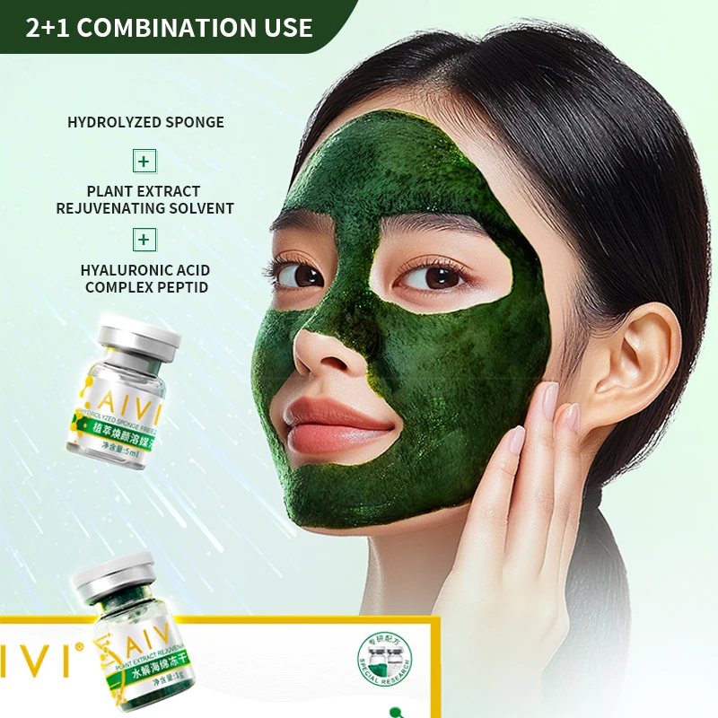 Hydrolyzed Sponge Microneedle Rejuvenation Set - Algae Silica Needle Medical Line Care Package